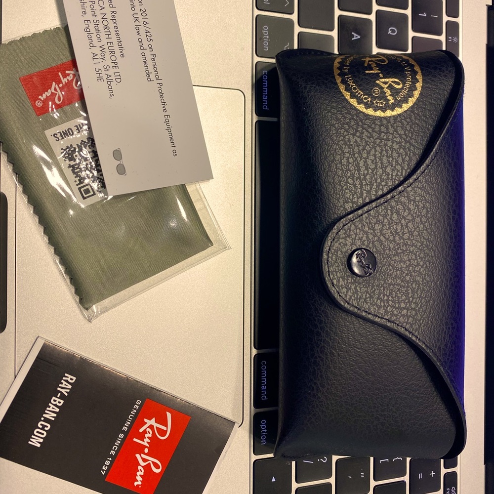 Brand new black Ray-Ban case.